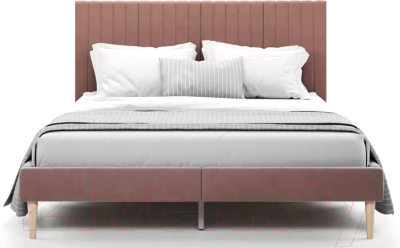 Двуспальная кровать Monofix Амма 160x200 (светло-коричневый №6)
