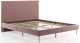 Двуспальная кровать Monofix Амма 160x200 (светло-коричневый №6) - 