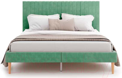 Двуспальная кровать Monofix Амма 160x200 (оливковый №30)