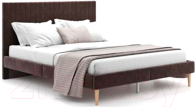Двуспальная кровать Monofix Амма 140x200 (коричневый №24)