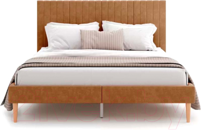 Двуспальная кровать Monofix Амма 140x200 (охра №62)