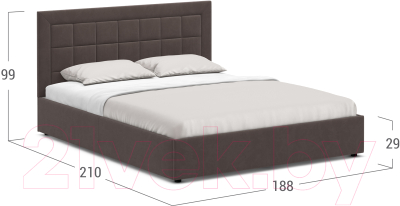 Двуспальная кровать Moon Family 1251 / MF010135