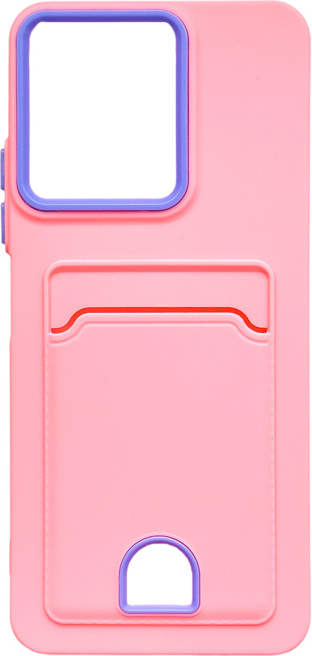 Чехол-накладка Case Matte Card Xiaomi Redmi Note 12 4G (розовый матовый)