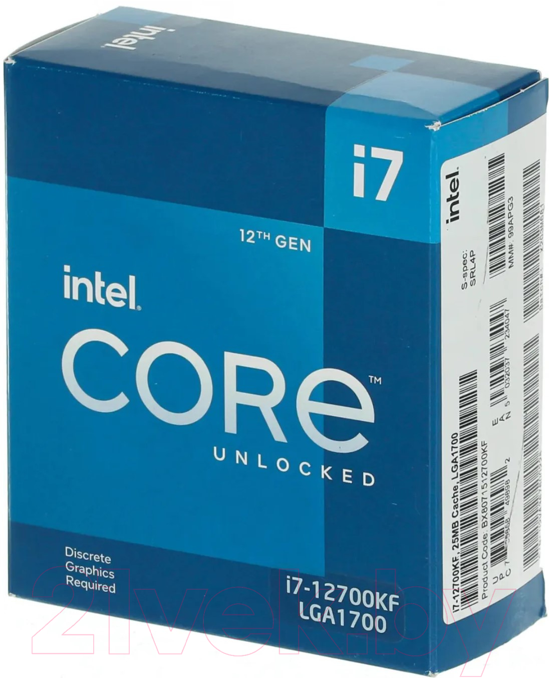 Процессор Intel Core i7-12700KF (OEM) / BX8071512700KFSRL4P