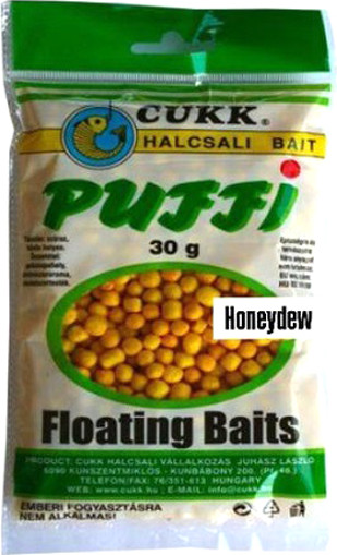 Изображение товара Насадка рыболовная CUKK Puffi Mini Медовая дыня / 16799 (30г, желтый)