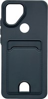 Чехол-накладка Case Matte Card Xiaomi Redmi A2 Plus (черный матовый) - 