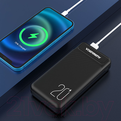 Портативное зарядное устройство VDENMENV DP10 20000mAh (черный)