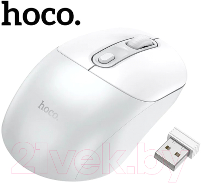 Мышь Hoco GM28 (белый)