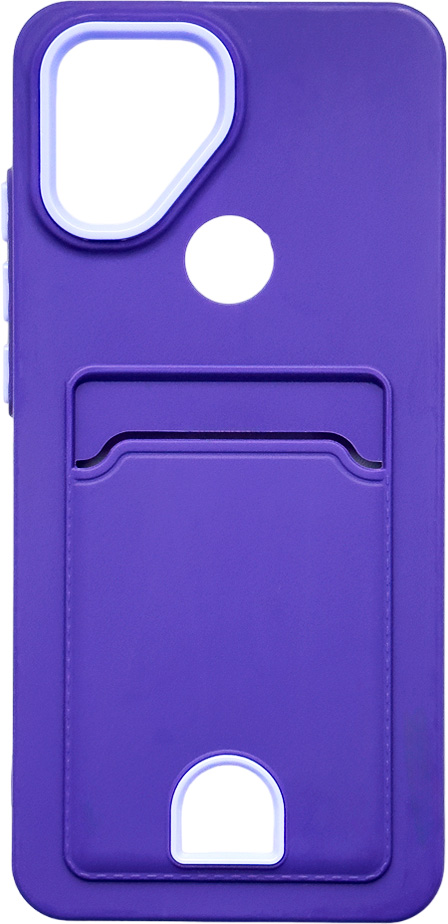 Чехол-накладка Case Matte Card Xiaomi Redmi A2 Plus (фиолетовый матовый)