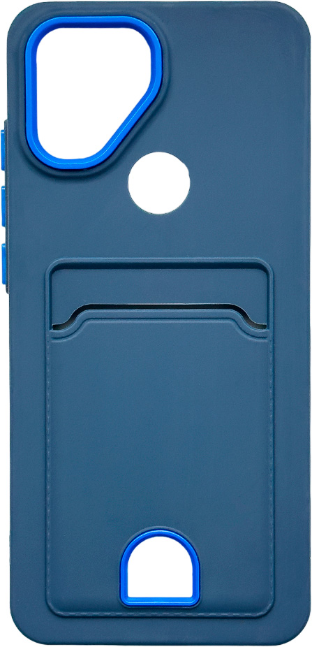 Чехол-накладка Case Matte Card Xiaomi Redmi A2 Plus (синий матовый) — фото 1