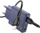 Зарядное устройство сетевое Hoco N45 + кабель Type-C to Lightning (титановый синий) - 