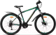Велосипед AIST Quest Disc 26 2024 (20, черный/зеленый) - 