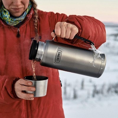 Термос для напитков Thermos IS-210 MS / 563231 (стальной)