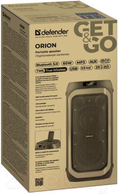 Портативная колонка Defender Orion 65049