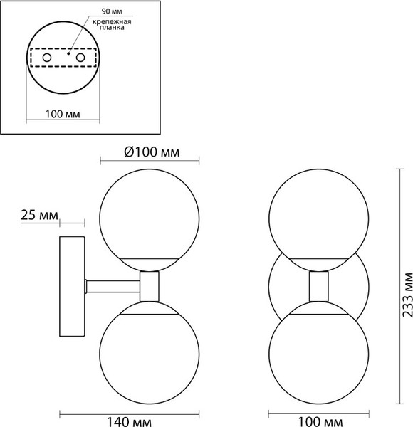 Изображение товара Бра Odeon Light Lolla 4361/6WL