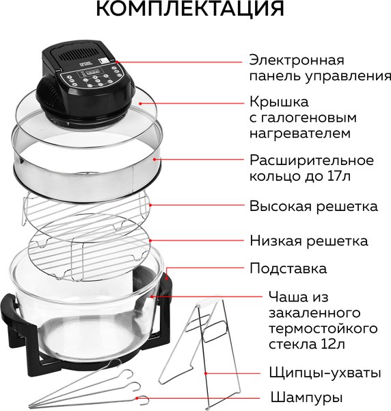 Аэрогриль GFGRIL GFA-GL17D