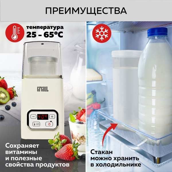 Йогуртница GFGRIL GF-YM300