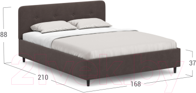 Двуспальная кровать Moon Family 1253 / MF010512