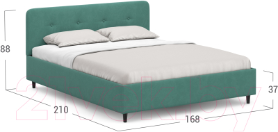 Двуспальная кровать Moon Family 1253 / MF010452