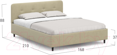 Купить Двуспальная кровать Moon Family 1253 / MF010613 в Бобруйске