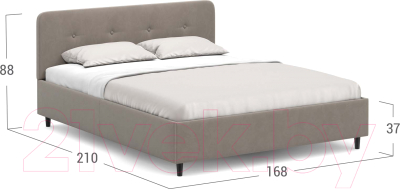 Купить Двуспальная кровать Moon Family 1253 / MF010433 в Бобруйске