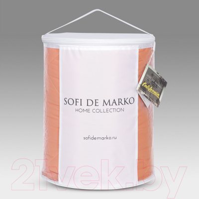 Одеяло Sofi de Marko California 155x215 / Од-Кл-155х215тер (терракот)