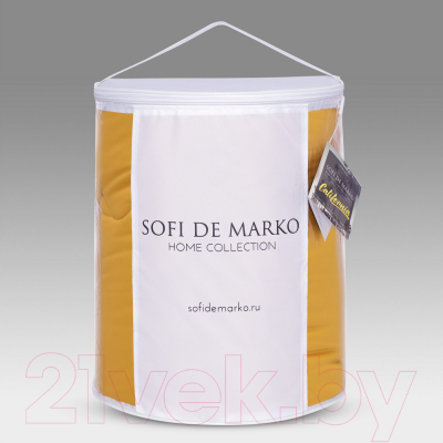 Одеяло Sofi de Marko California 195x215 / Од-Кл-195х215гор (горчичный)
