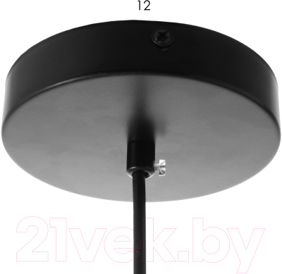 Потолочный светильник BayerLux Ретора / 7521313 (черный-латунь )