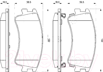 Тормозные колодки Bosch 0986494079