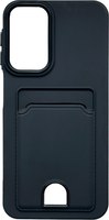 Чехол-накладка Case Matte Card Case для Galaxy A24 (черный матовый) - 