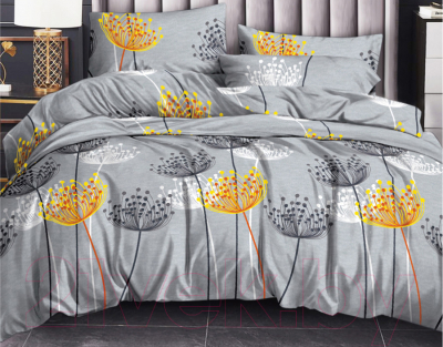 Изображение товара Комплект постельного белья Alleri Эко Сатин 1.5сп / СС-513