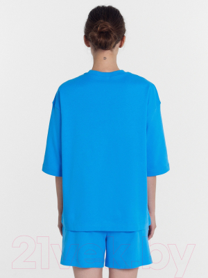 Пижама Mark Formelle 592526 (р.164/170-84-90, лазурный голубой/498-D вышивка)