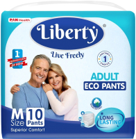 Подгузники для взрослых LIBERTY Adult Pants Eco Pants M (10шт) - 