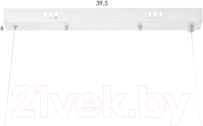 Потолочный светильник BayerLux Волны / 9456024 (белый)