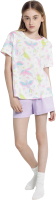 Пижама детская Mark Formelle 567727 (р.128-64, попугаи на белом/светло-лиловый) - 