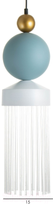 Потолочный светильник BayerLux Венд / 9215198 (серый)
