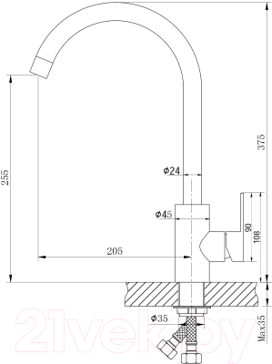 Смеситель Ekko E40802