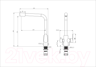 Смеситель Ekko E43802