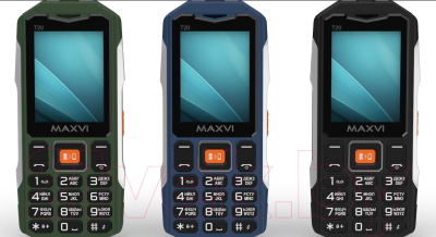 Мобильный телефон Maxvi T20 (черный)
