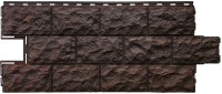 Фасадная панель Fineber Доломит (темно-коричневый) - 