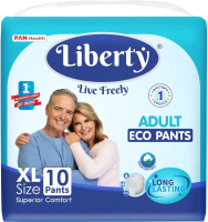 Подгузники для взрослых LIBERTY Eco Pants XL (10шт) - 