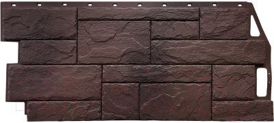 Фасадная панель Fineber Камень природный (коричневый)