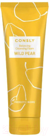 Пенка для умывания Consly Balancing Wild Pear Cleansing Foam (120мл)