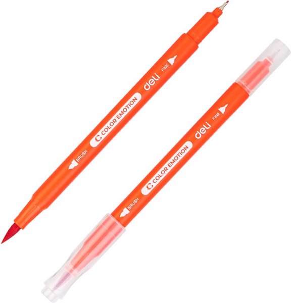 Фломастеры Deli Color Emotion / C151-12 (12цв)
