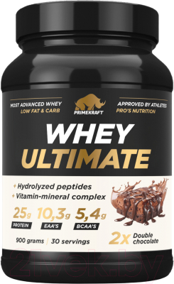 Протеин Prime Kraft Whey Ultimate Двойной Шоколад