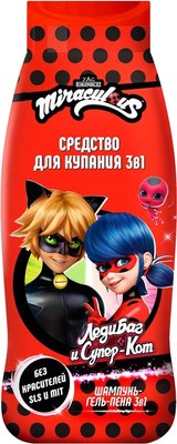 Средство для купания Miraculous Леди Баг и Супер Кот (400мл) - 