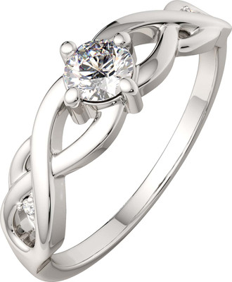 Кольцо из серебра ZORKA 0210686.ZZ (р.17, с фианитами) -