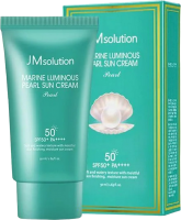 Крем солнцезащитный JMsolution Marine Luminous Pearl Sun Cream Pearl SPF50+/PA++++ (50мл) - 