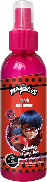 Спрей детский для волос Miraculous Чудесная Леди Баг для легкого расчесывания (150мл)