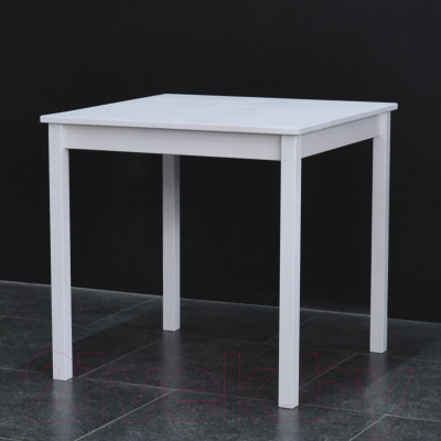 Обеденный стол Dipriz Ingo 75х75 / Д.60037.2 (белый воск)